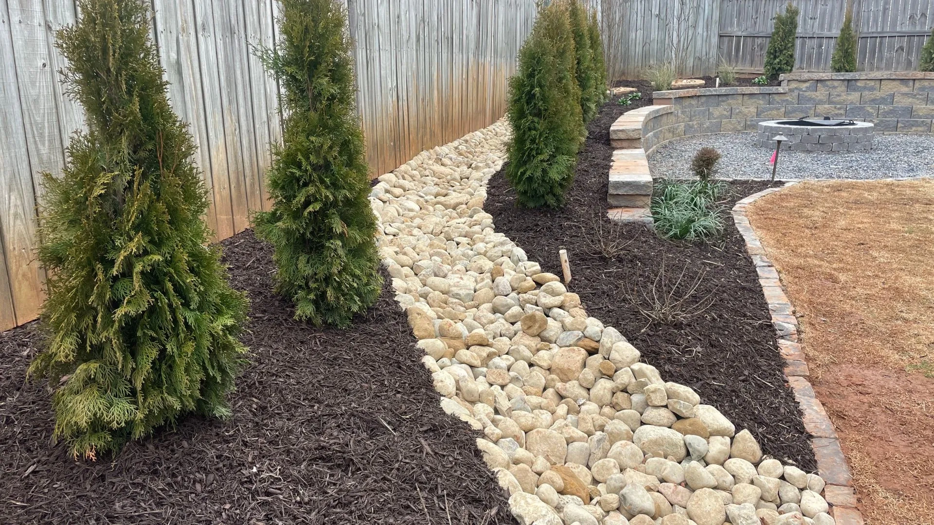 Landscaping project in Sioux Falls, SD