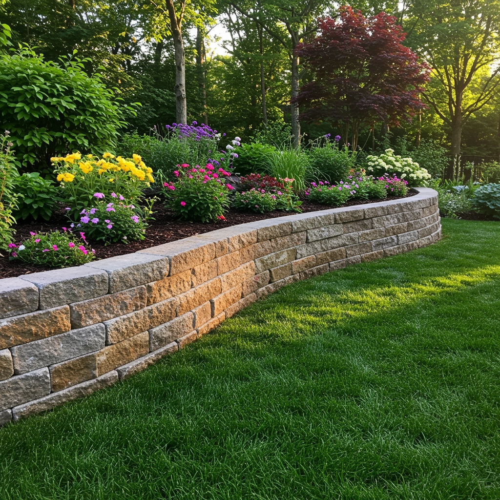 Hardscaping project in Sioux Falls, SD