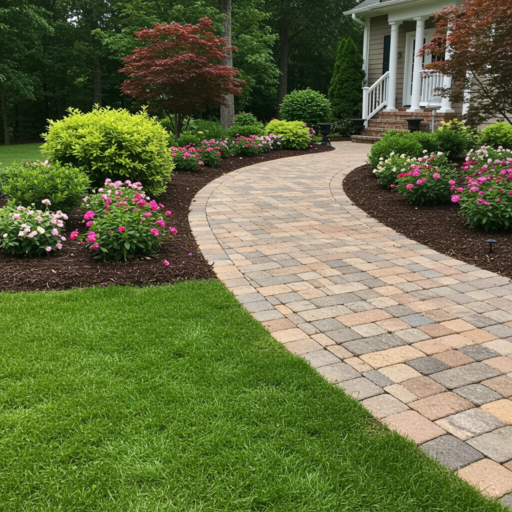 Hardscaping project in Sioux Falls, SD