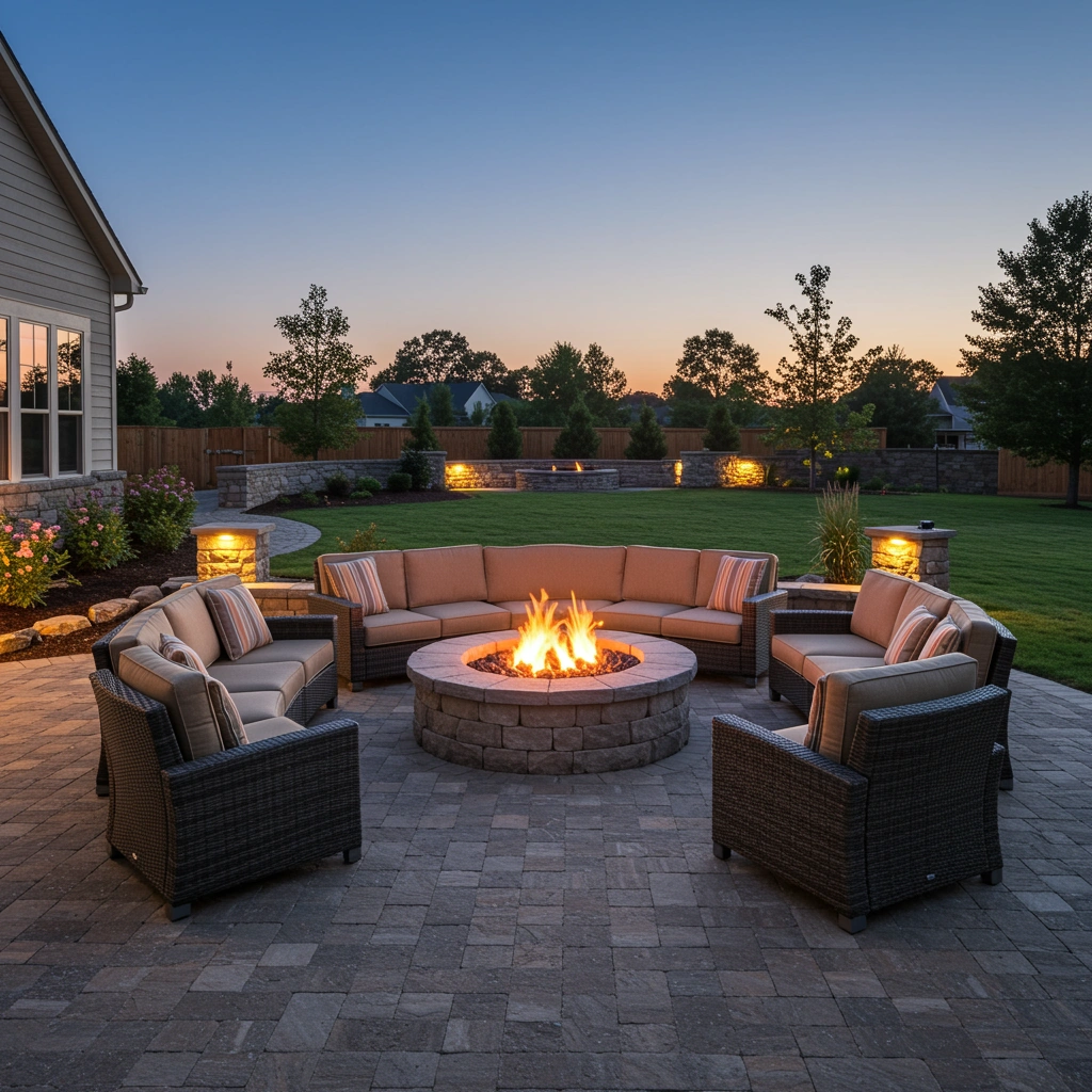 Hardscaping project in Sioux Falls, SD