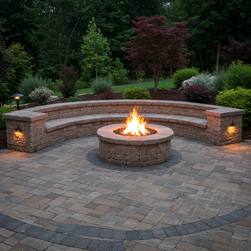 Hardscaping project in Sioux Falls, SD