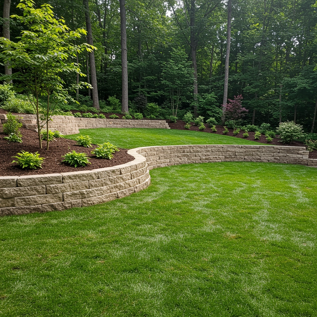 Landscaping project in Sioux Falls, SD