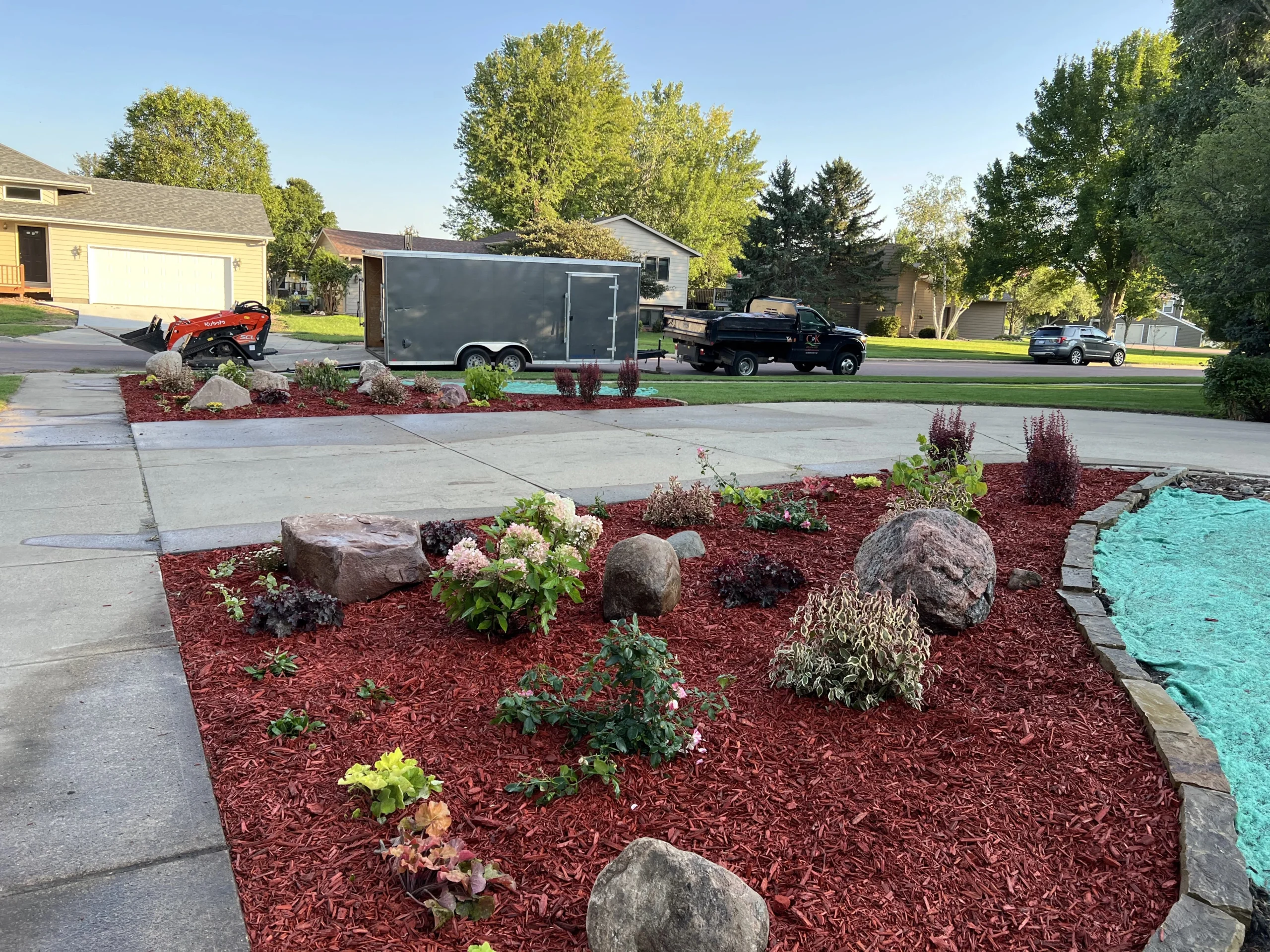 Landscaping project in Sioux Falls, SD