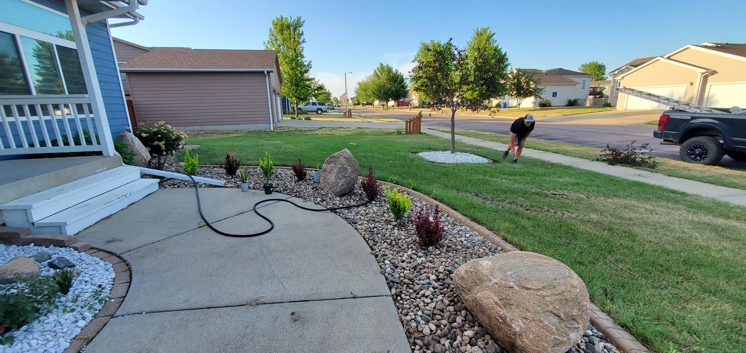 Landscaping project in Sioux Falls, SD