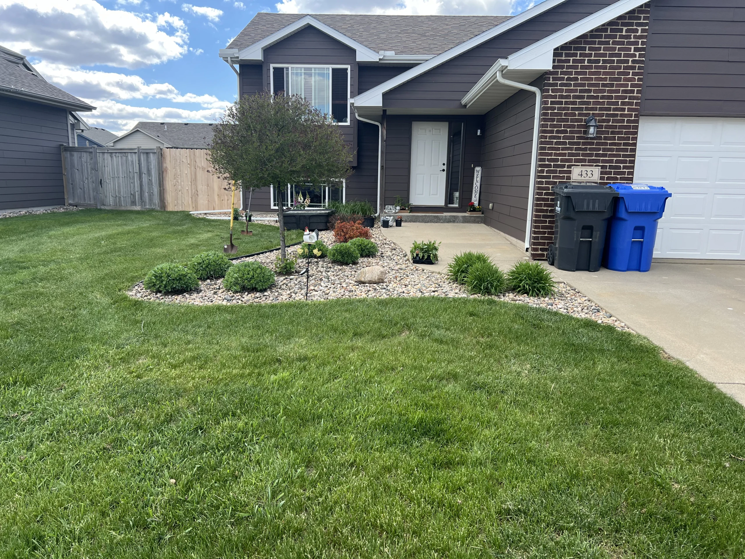 Landscaping project in Sioux Falls, SD