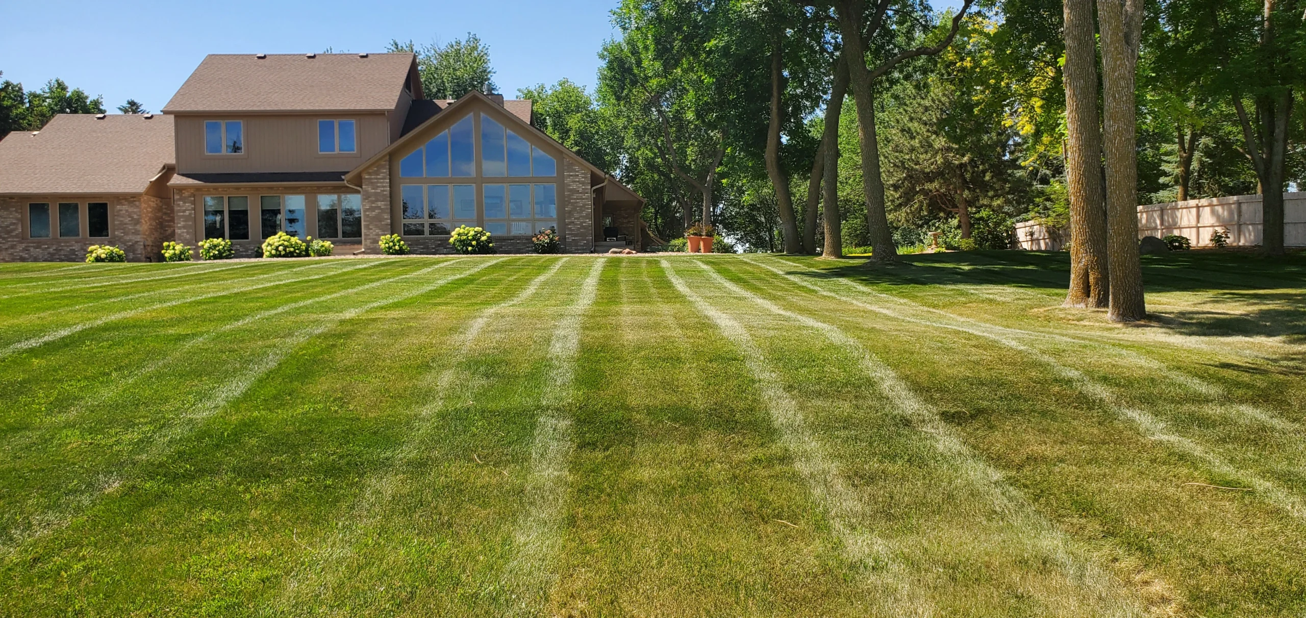Lawn care project in Sioux Falls, SD