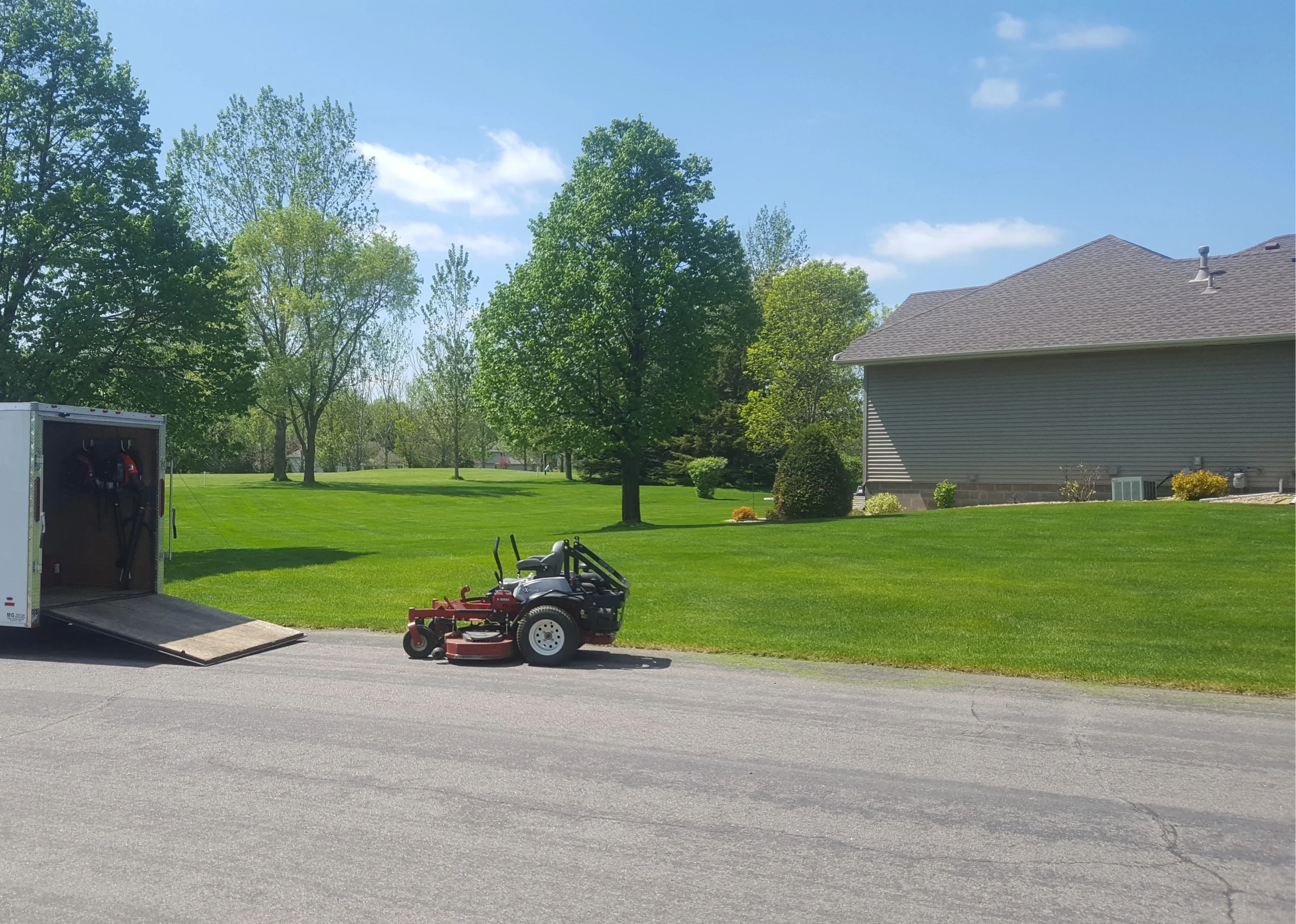 Lawn care project in Sioux Falls, SD