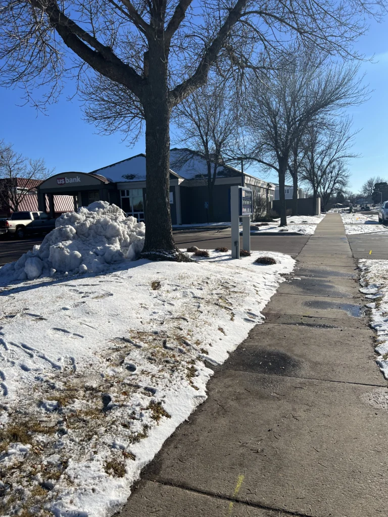 Snow removal project in Sioux Falls, SD