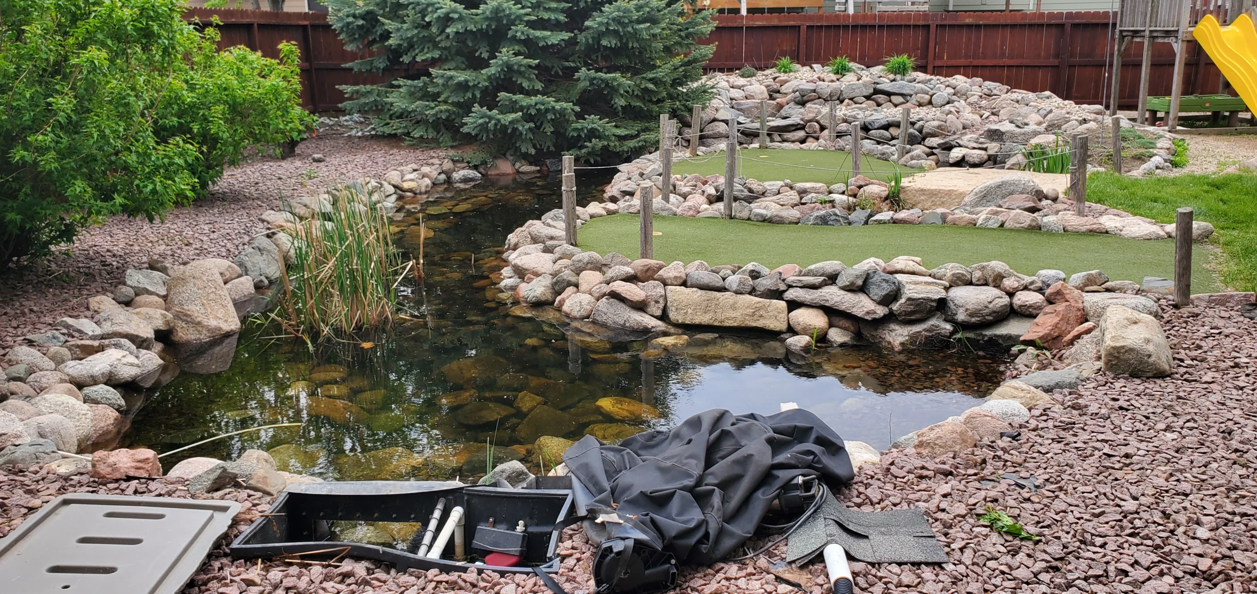 Water feature project in Sioux Falls, SD