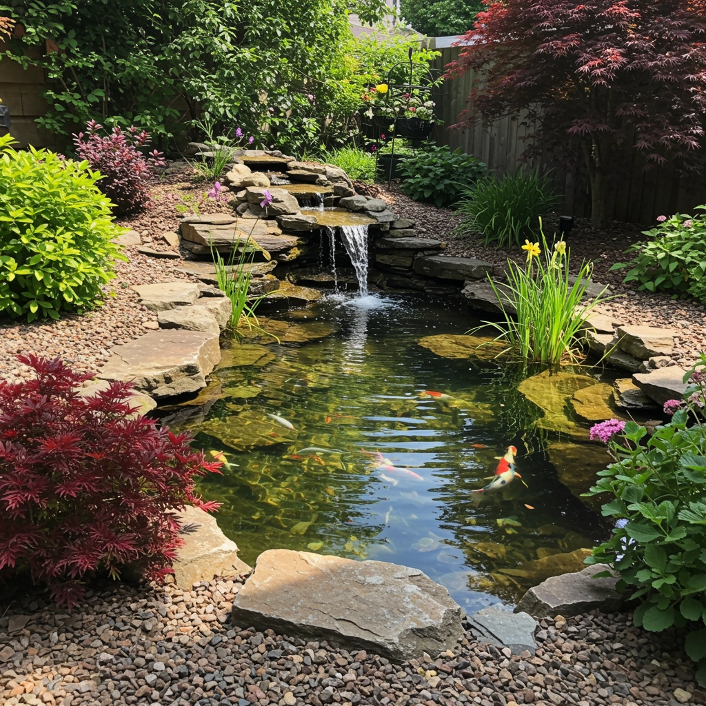 Water feature project in Sioux Falls, SD