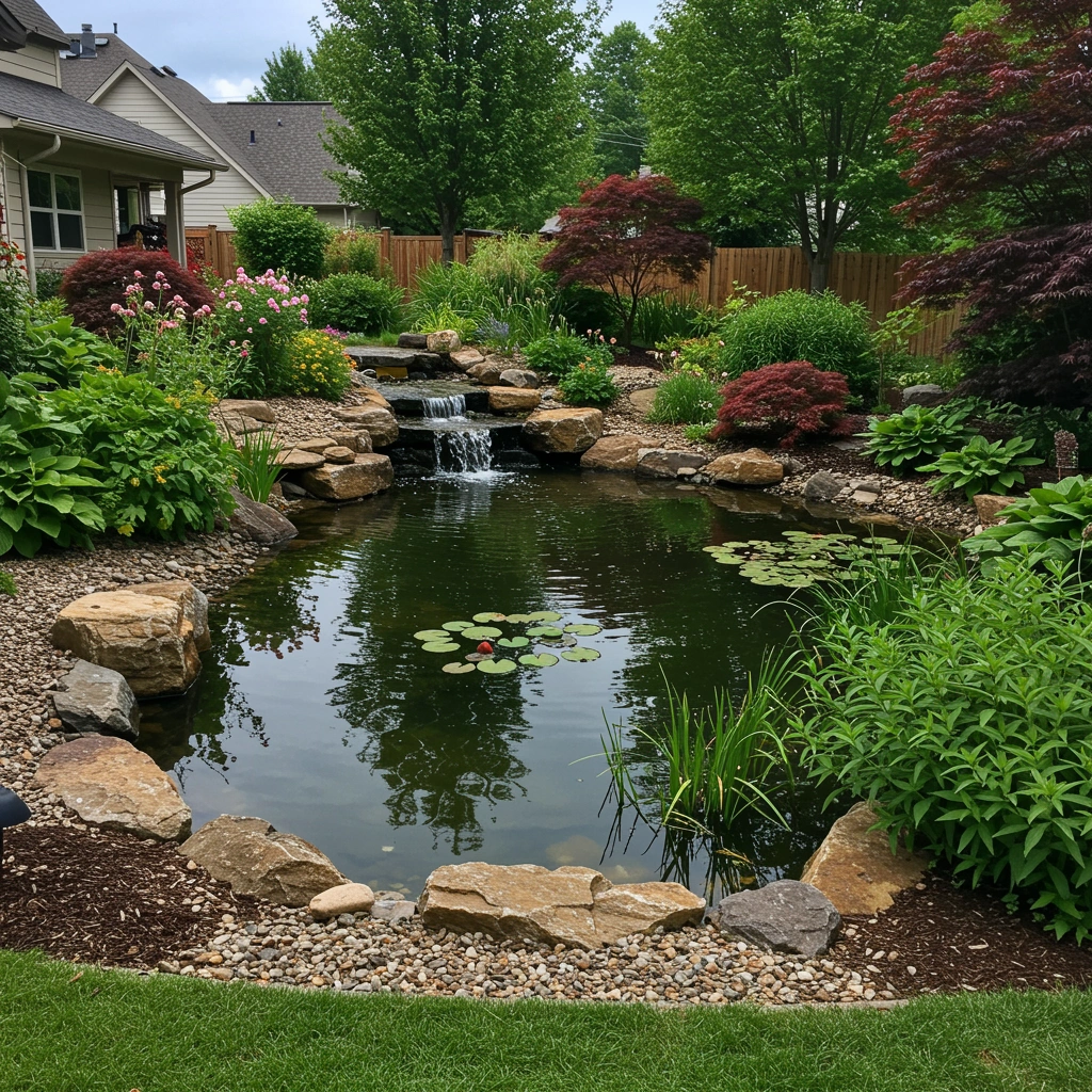 Water feature project in Sioux Falls, SD